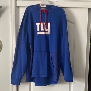 Majestic Blue Pullover with Red Accent Trim